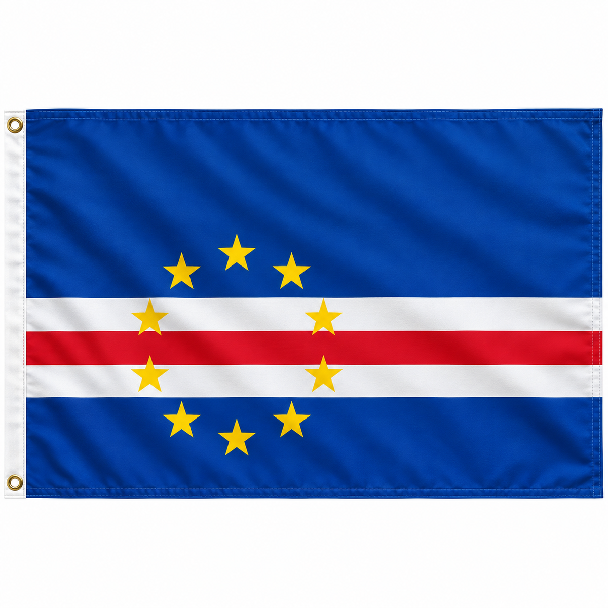 Cape Verde Flag 2'x3' to 5'x8' Nylon