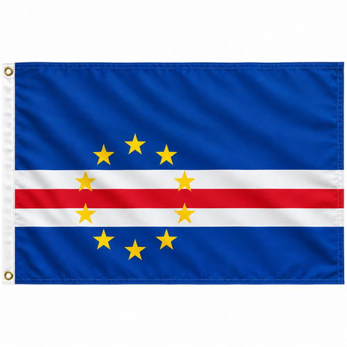 Cape Verde Flag 2'x3' to 5'x8' Nylon