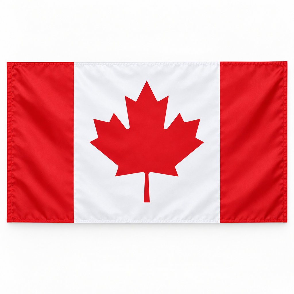 Canada Flag 2'x3' to 5'x8' Nylon