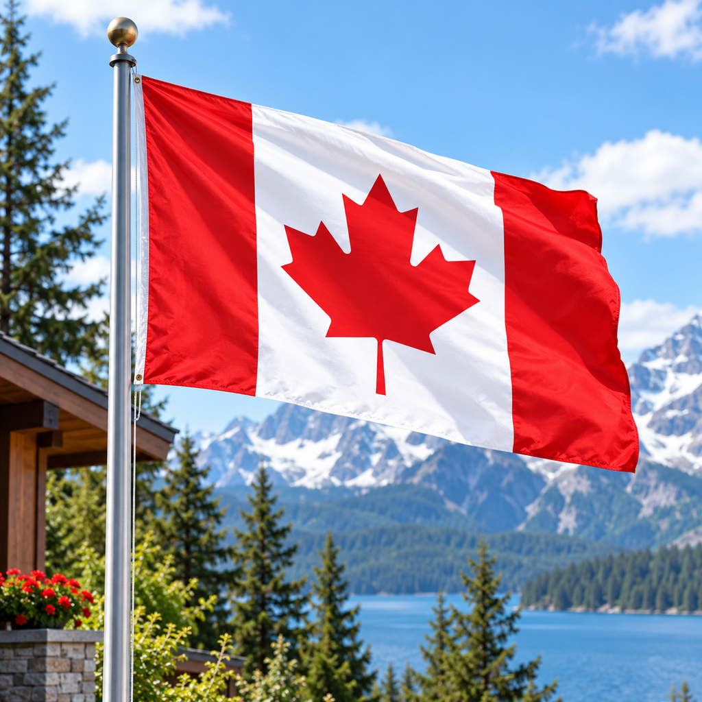 Canada Flag 2'x3' to 5'x8' Nylon