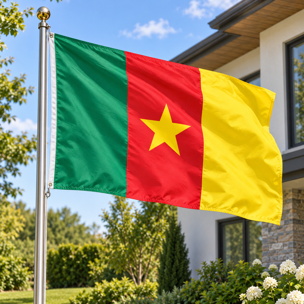 Cameroon Flag 2'x3' to 5'x8' Nylon