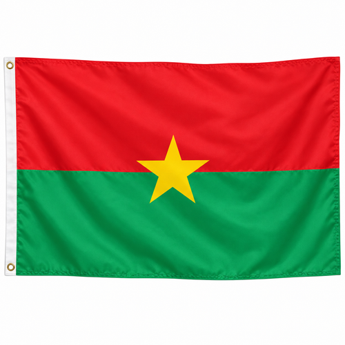 Burkina Faso Flag 2'x3' to 5'x8' Nylon