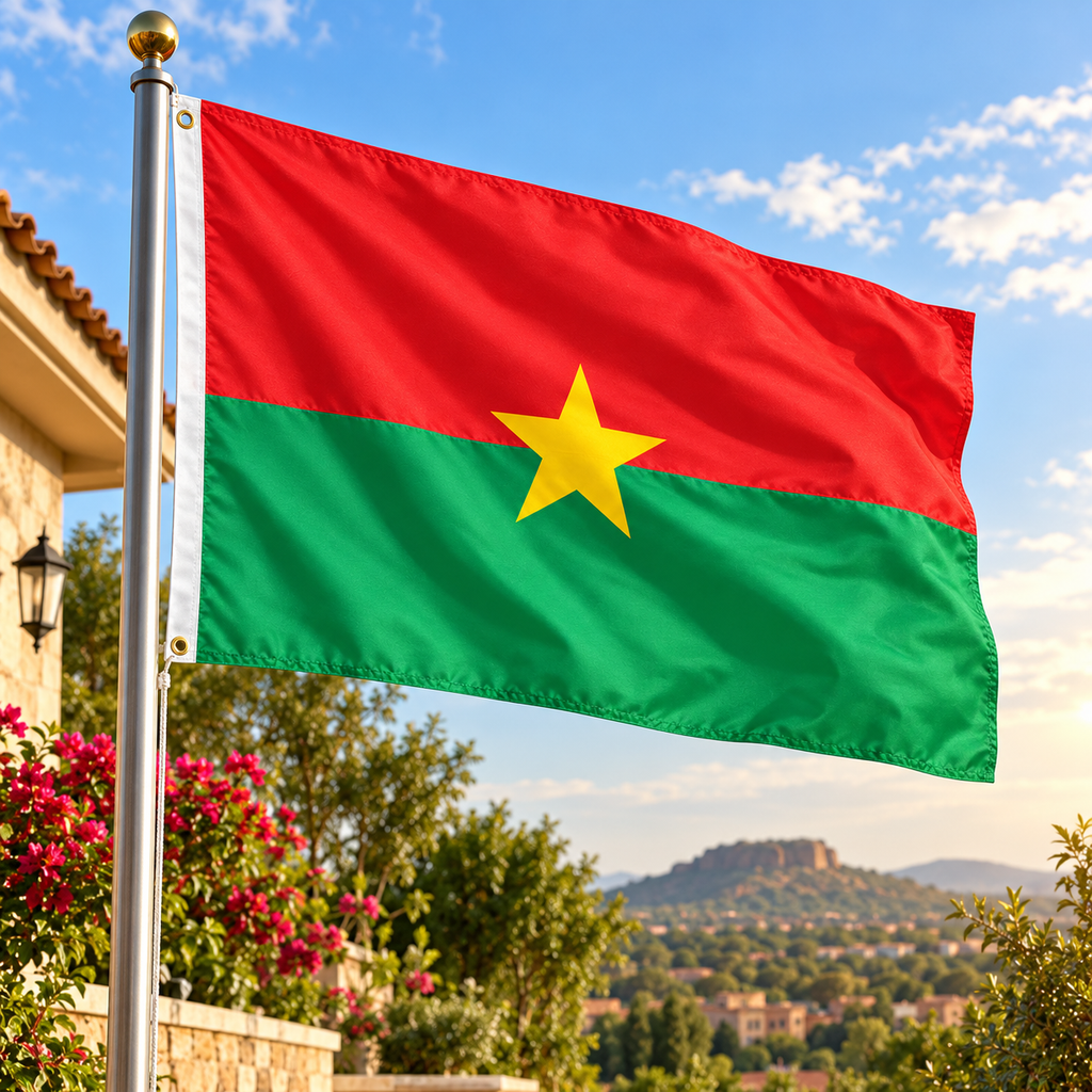 Burkina Faso Flag 2'x3' to 5'x8' Nylon