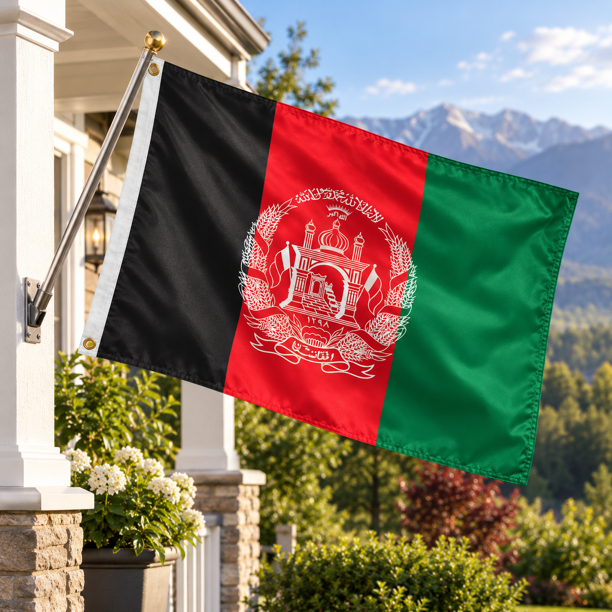 Afghanistan Flag 2x3' to 5x8' Nylon