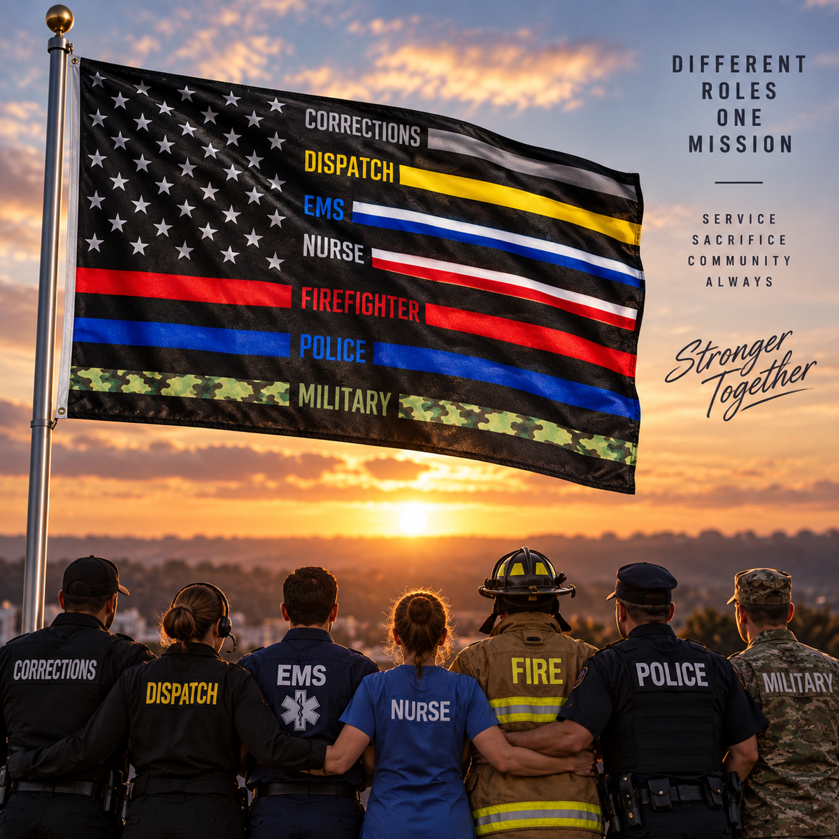First Responder Flag