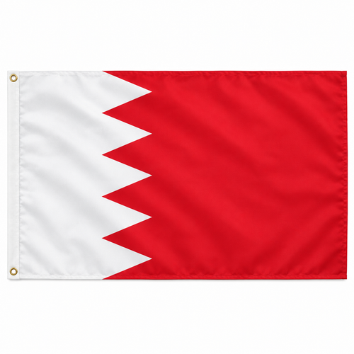 Bahrain Flag 2'x3' to 5'x8' Nylon