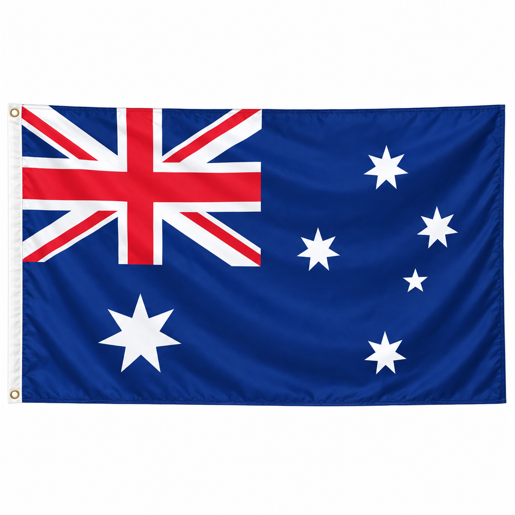Australia Flag 2'x3' to 5'x8' Nylon