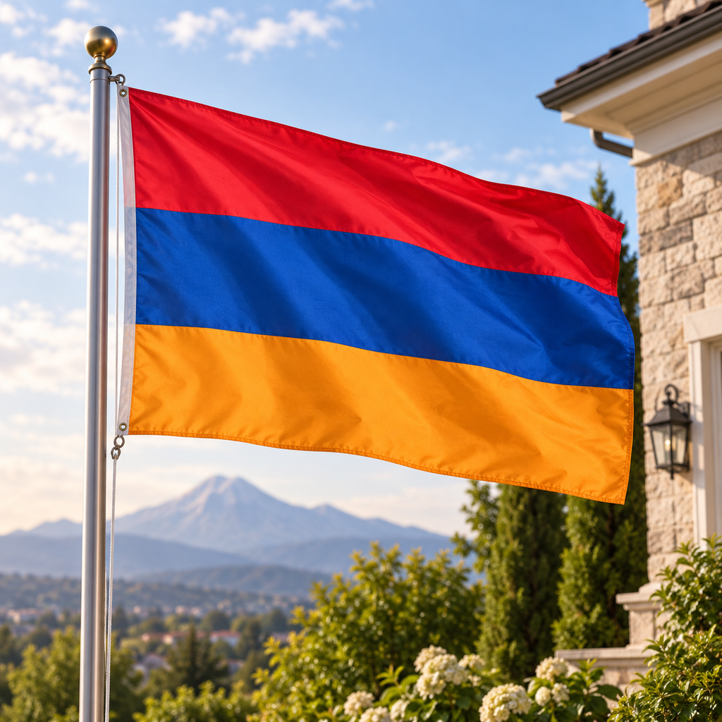 Armenia Flag 2'x3' to 5'x8' Nylon