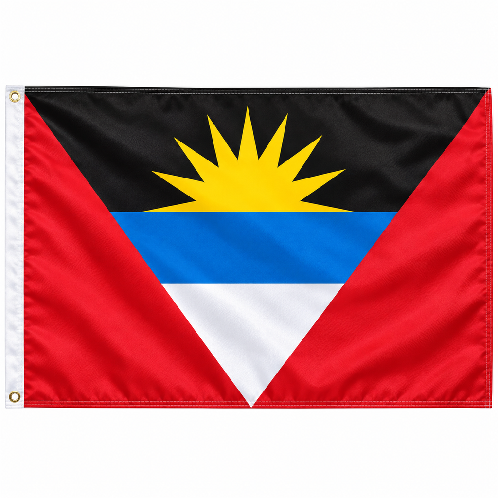 Antigua Flag 2'x3' to 5'x8' Nylon