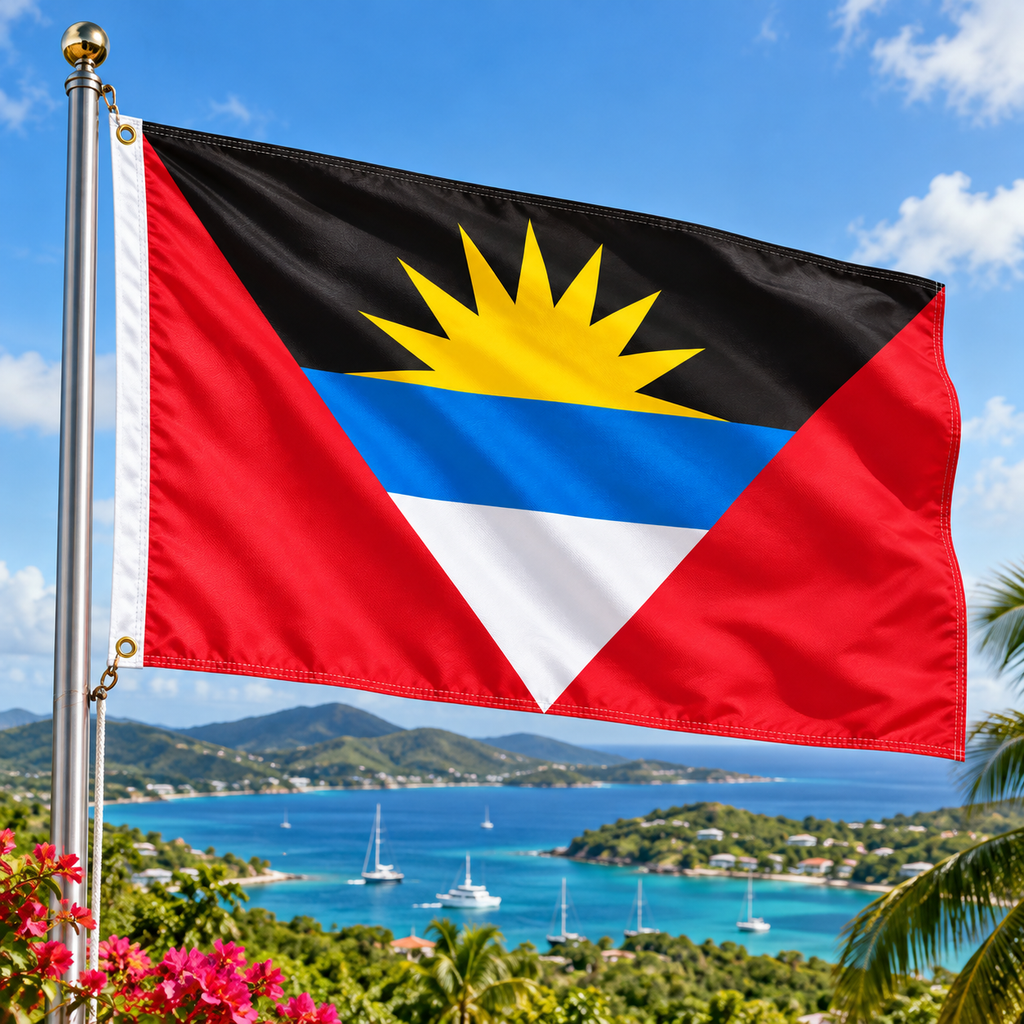 Antigua Flag 2'x3' to 5'x8' Nylon