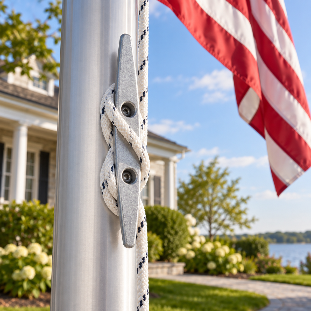 External Flagpole Cleat