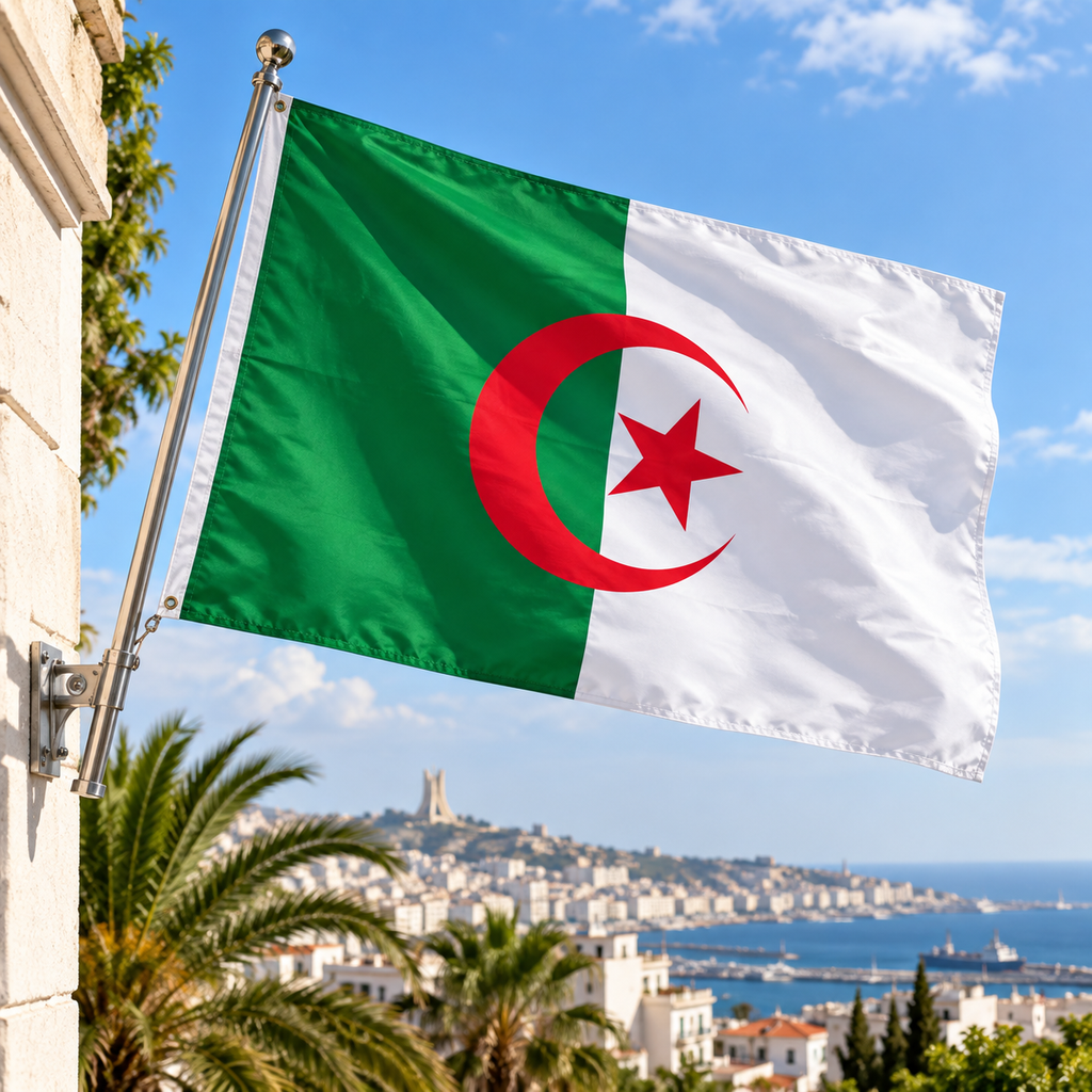 Algeria Flag 2'x3' to 5'x8' Nylon