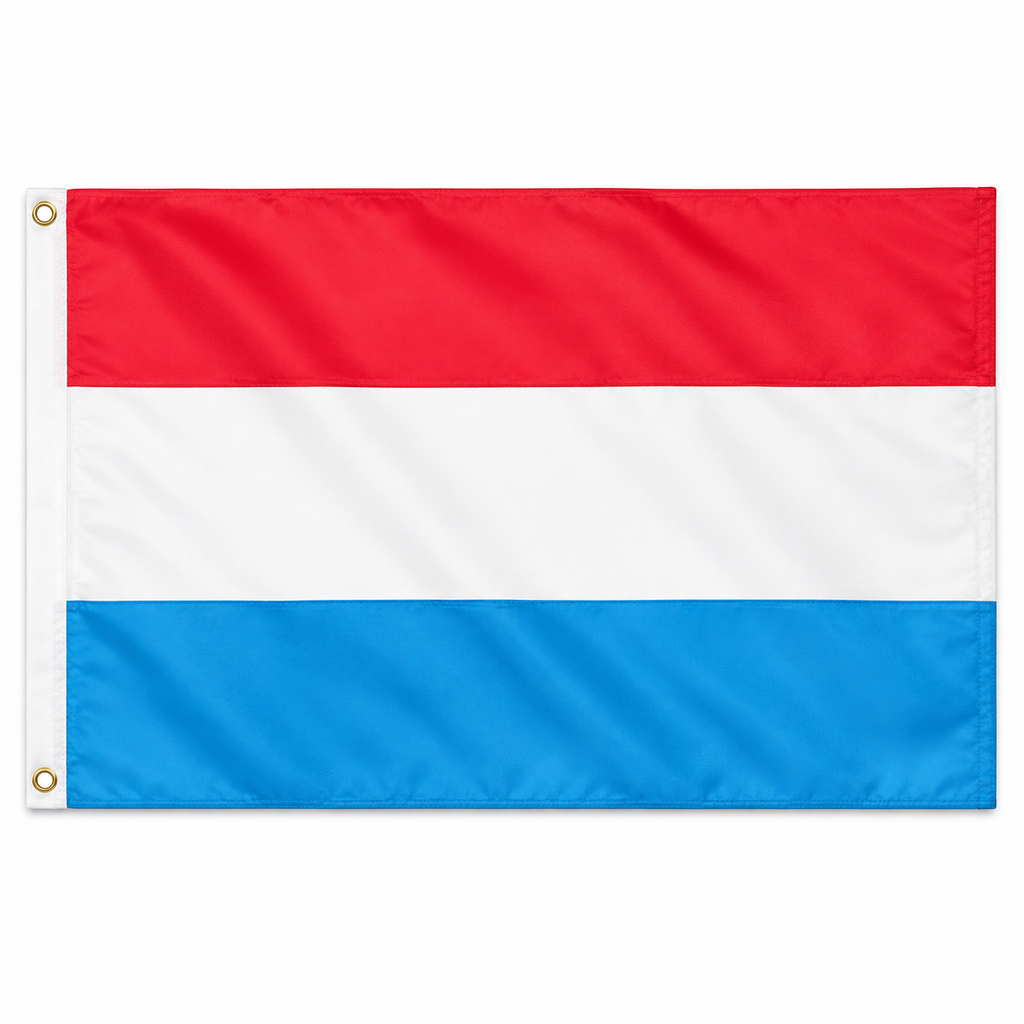 Luxembourg Flag 2'x3' to 5'x8' Nylon