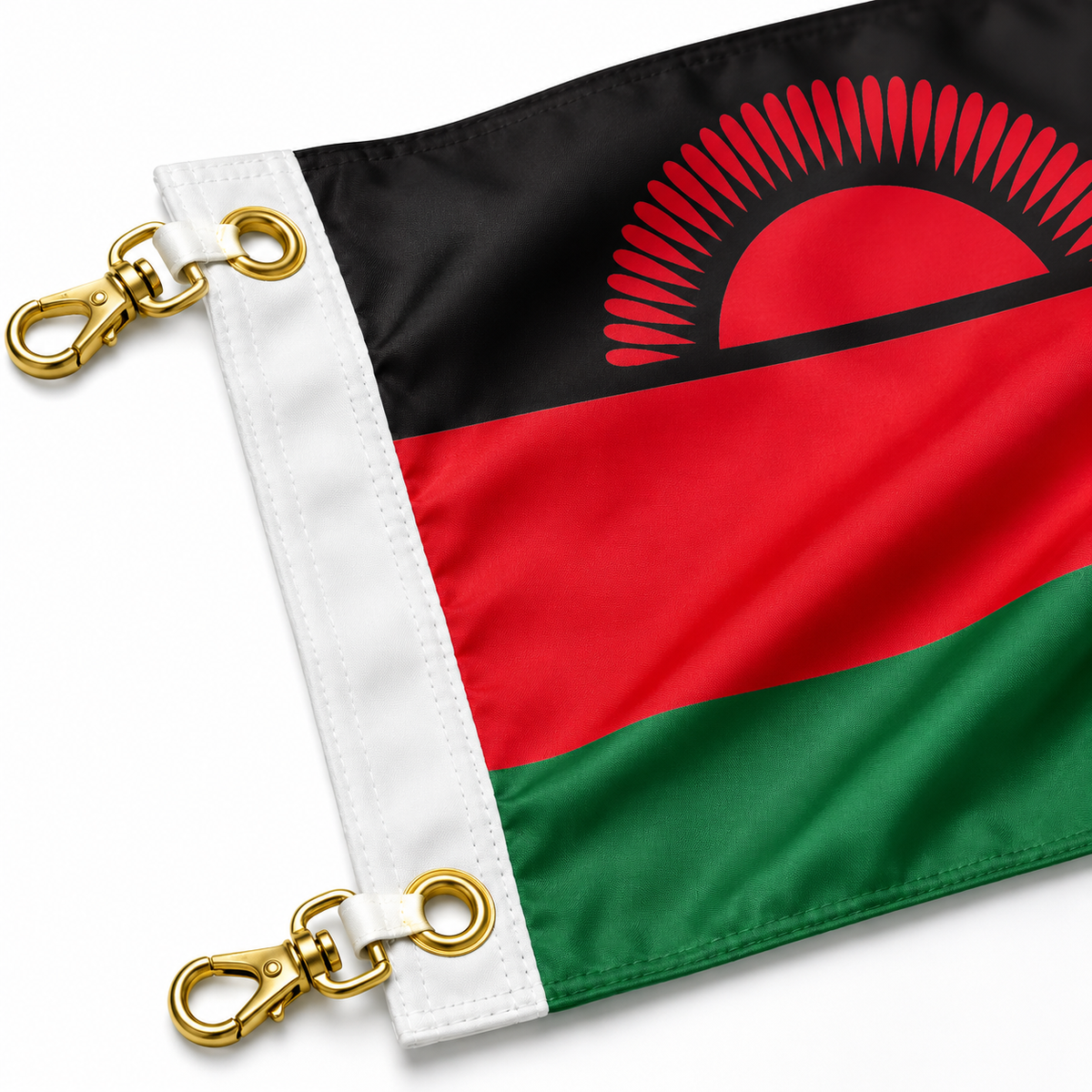 Malawi Flag 2'x3' to 5'x8' Nylon
