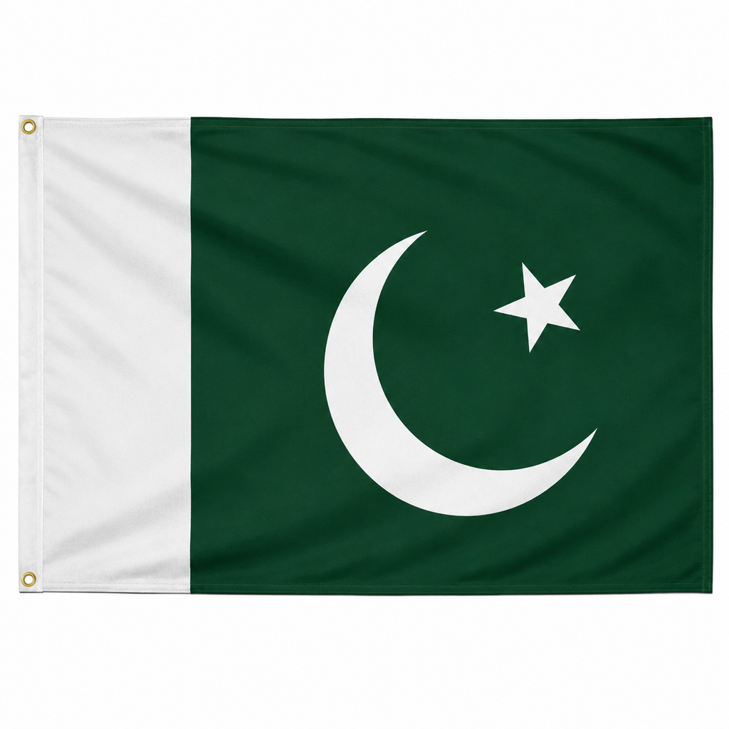 Pakistan Flag 2'x3' to 5'x8' Nylon