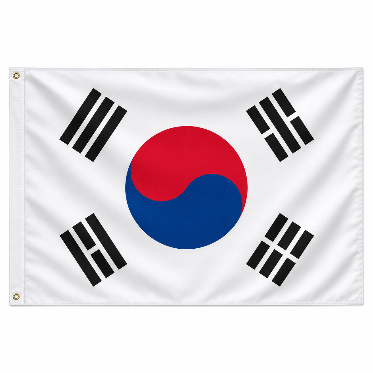 South Korea Flag 2'x3' to 5'x8' Nylon