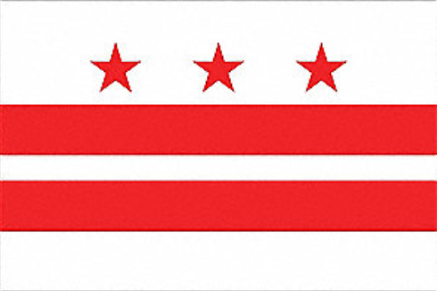 3x5 District of Columbia-Washington DC Flag-Flagsource Southeast in Woodstock, GA
