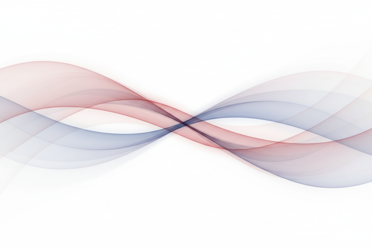 Collection Background Image with blue and red wave design