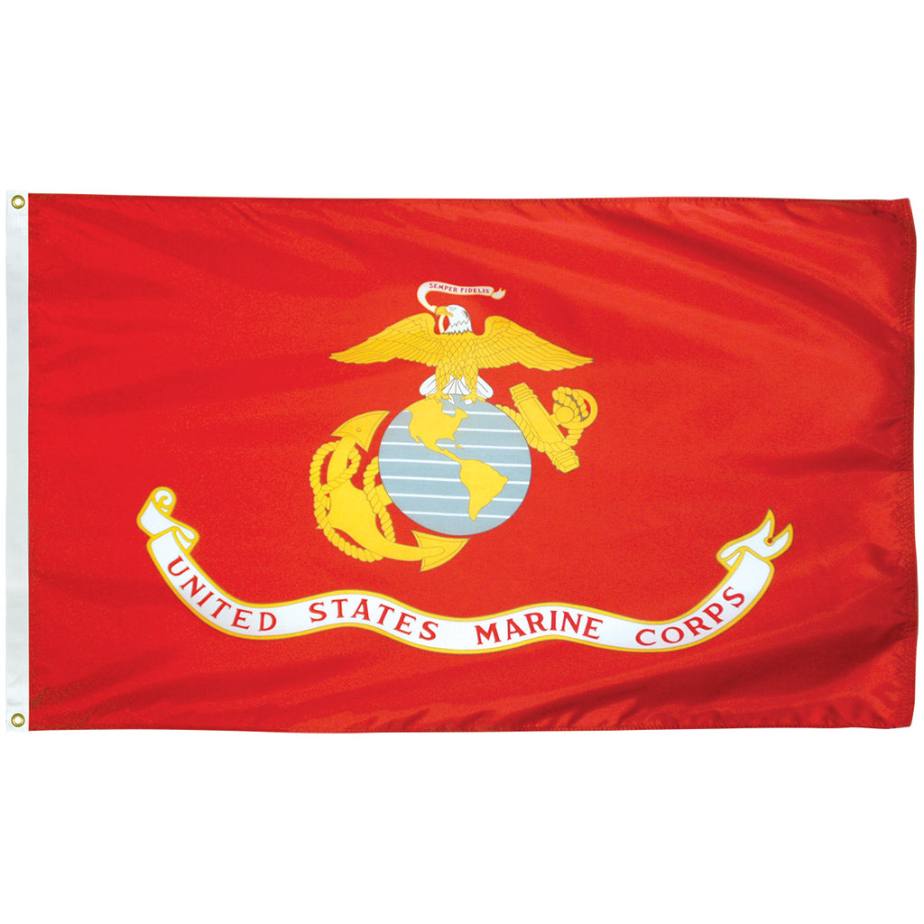 5'x8'Nylon U.S. Marine Corps Flag-Flagsource Southeast in Woodstock, GA