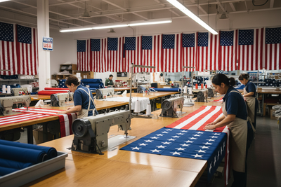 the blue stripe on the US flag is wrong