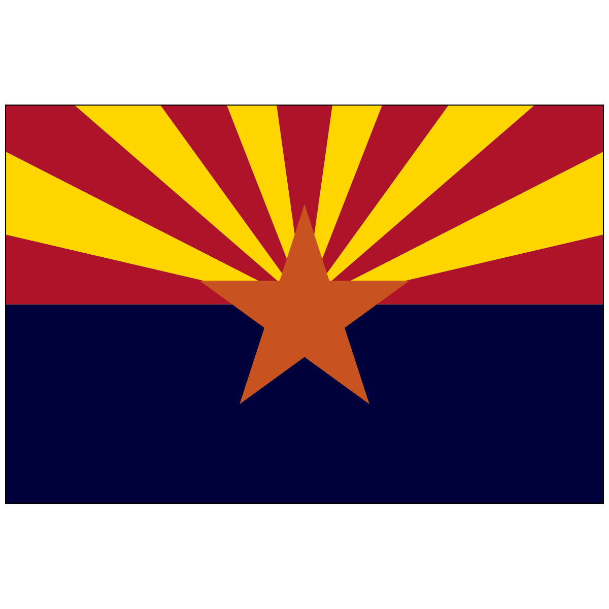 Nylon-Arizona-State-Flag-Flagsource-Southeast-Woodstock-Ga