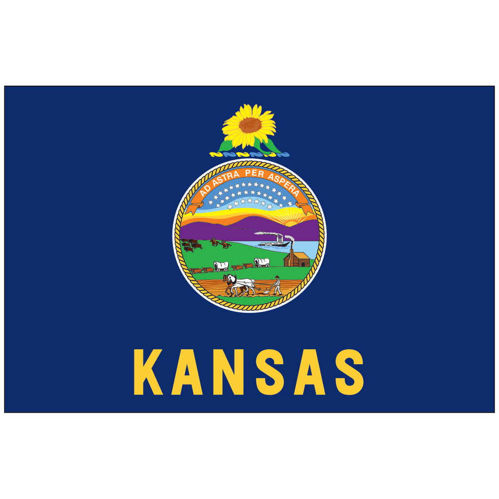 Nylon-Kansas-State-Flag-Flagsource-Southeast-Woodstock-Ga