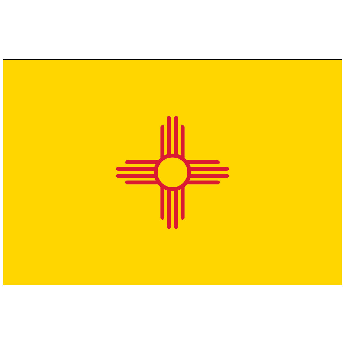 Nylon-New-Mexico-State-Flag-Flagsource-Southeast-Woodstock-Ga