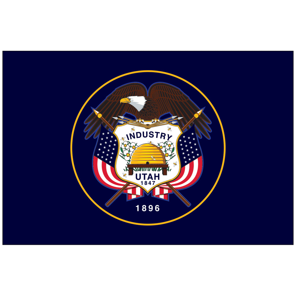 Nylon-Utah-State-Flag-Flagsource-Southeast-Woodstock-Ga