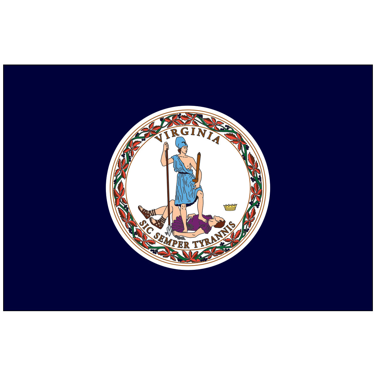 Nylon-Virginia-State-Flag-Flagsource-Southeast-Woodstock-Ga