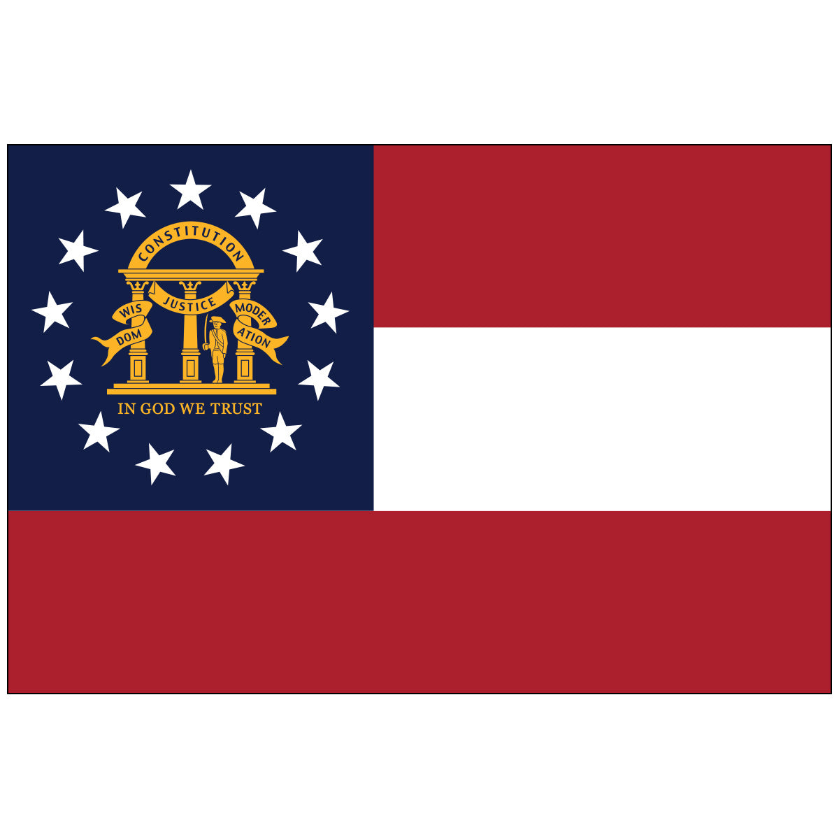 Buy Premium Georgia State Flags - Made in the USA | Flagsource Southeast
