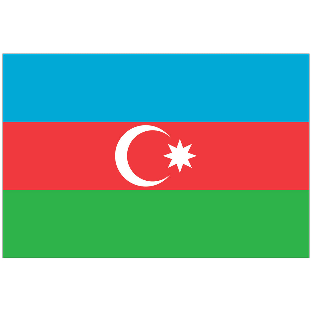 Azerbaijan-Flag-National-Flags-International-Flags-Country Flags-Flagsource Southeast-Woodstock-GA