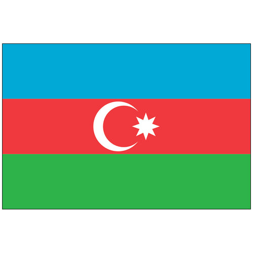 Azerbaijan-Flag-National-Flags-International-Flags-Country Flags-Flagsource Southeast-Woodstock-GA