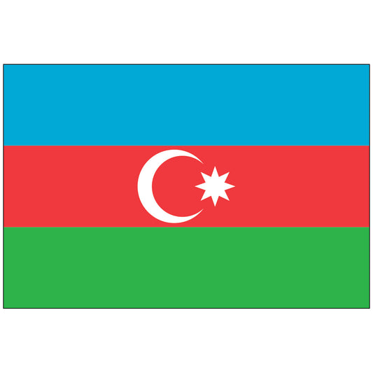 Azerbaijan-Flag-National-Flags-International-Flags-Country Flags-Flagsource Southeast-Woodstock-GA