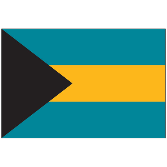 Bahamas-Flag-National-Flags-International-Flags-Country Flags-Flagsource Southeast-Woodstock-GA