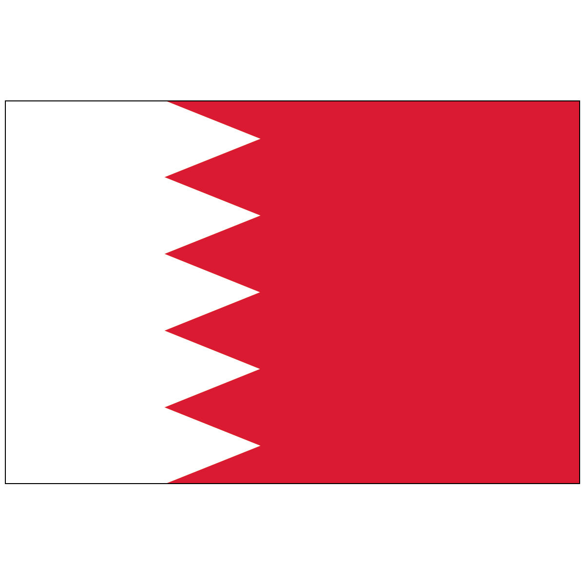 Bahrain-Flag-National-Flags-International-Flags-Country Flags-Flagsource Southeast-Woodstock-GA