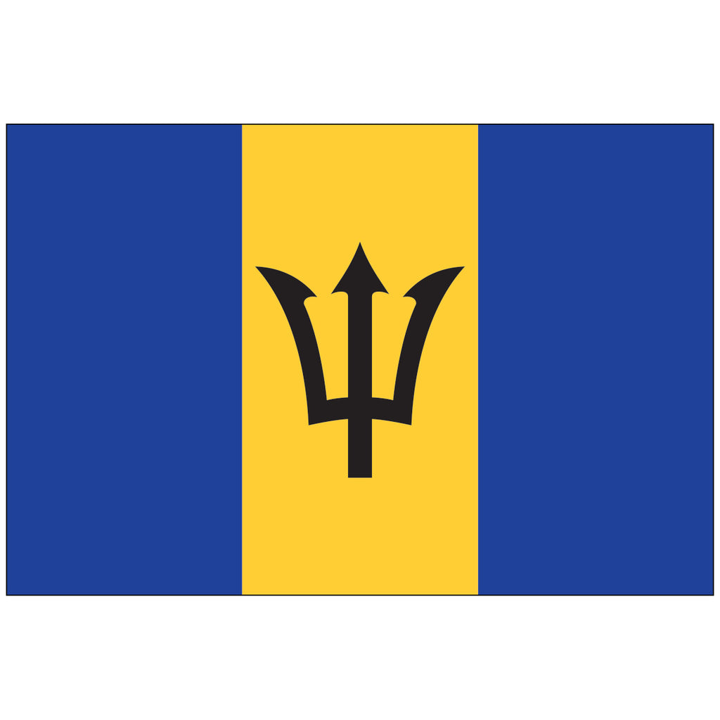 Barbados-Flag-National-Flags-International-Flags-Country Flags-Flagsource Southeast-Woodstock-GA