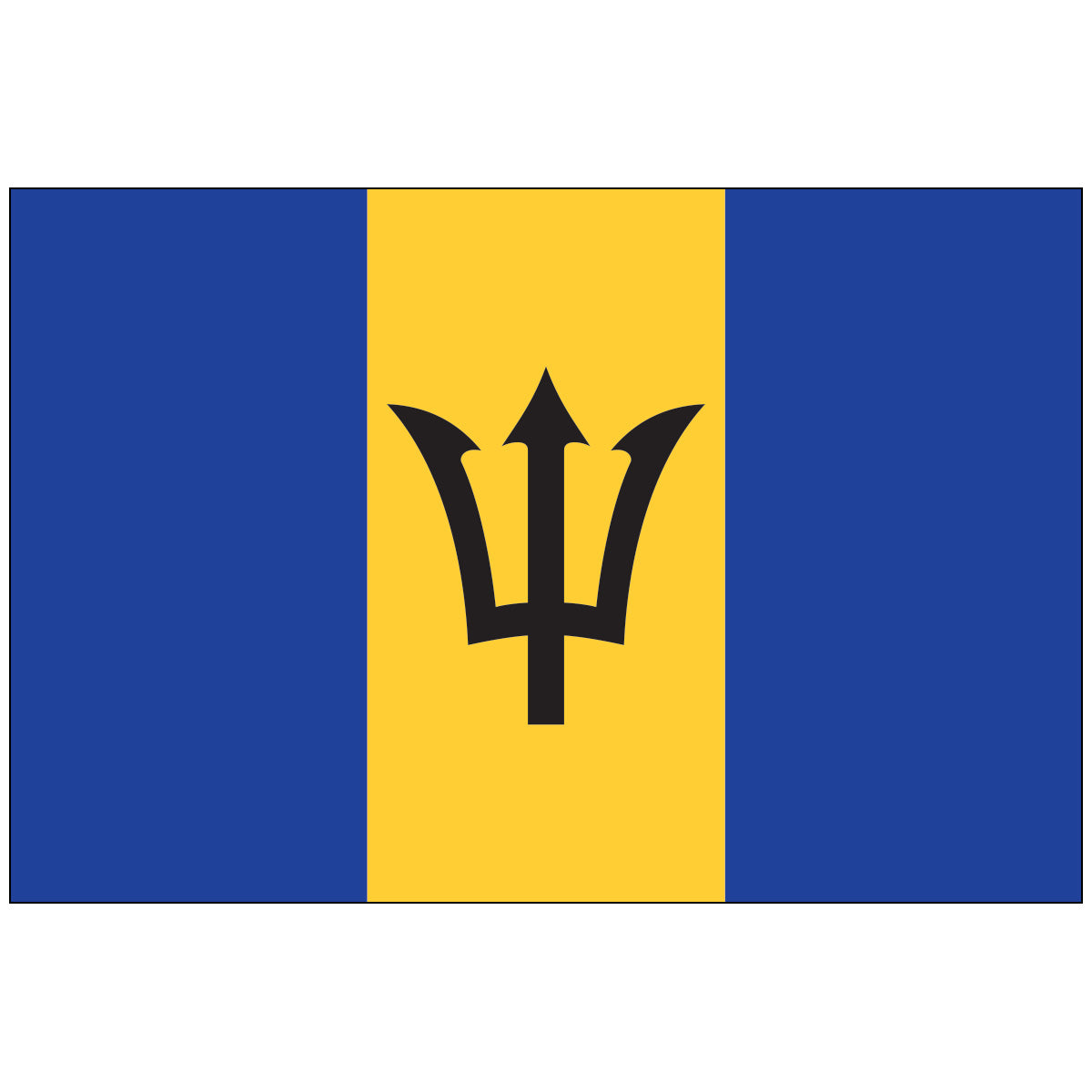 Barbados-Flag-National-Flags-International-Flags-Country Flags-Flagsource Southeast-Woodstock-GA