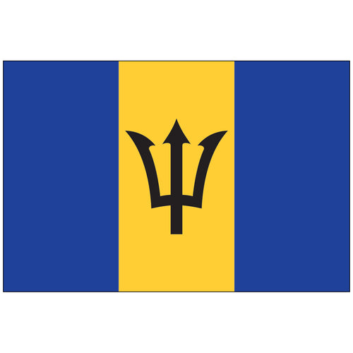 Barbados-Flag-National-Flags-International-Flags-Country Flags-Flagsource Southeast-Woodstock-GA