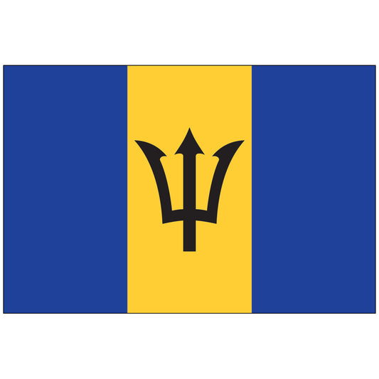 Barbados-Flag-National-Flags-International-Flags-Country Flags-Flagsource Southeast-Woodstock-GA