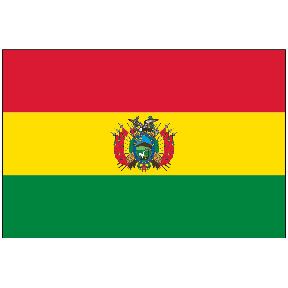 Bolivia-Flag-National-Flags-International-Flags-Country Flags-Flagsource Southeast-Woodstock-GA