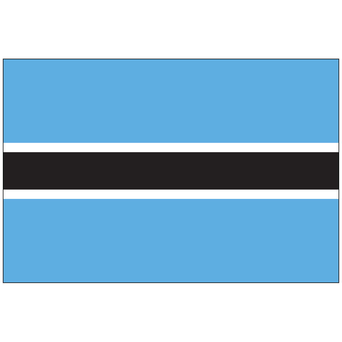 Botswana-Flag-National-Flags-International-Flags-Country Flags-Flagsource Southeast-Woodstock-GA