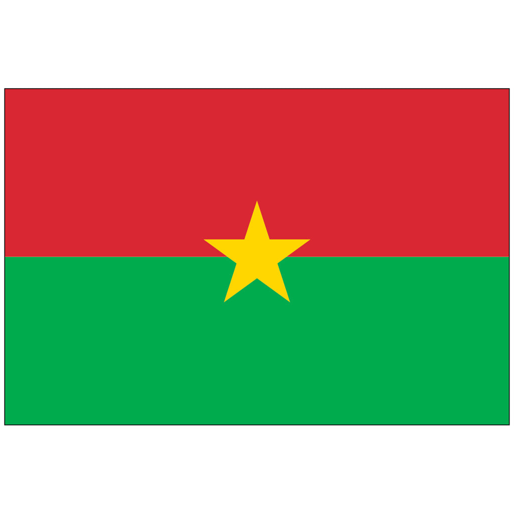 Burkina-Faso-Flag-National-Flags-International-Flags-Country Flags-Flagsource Southeast-Woodstock-GA