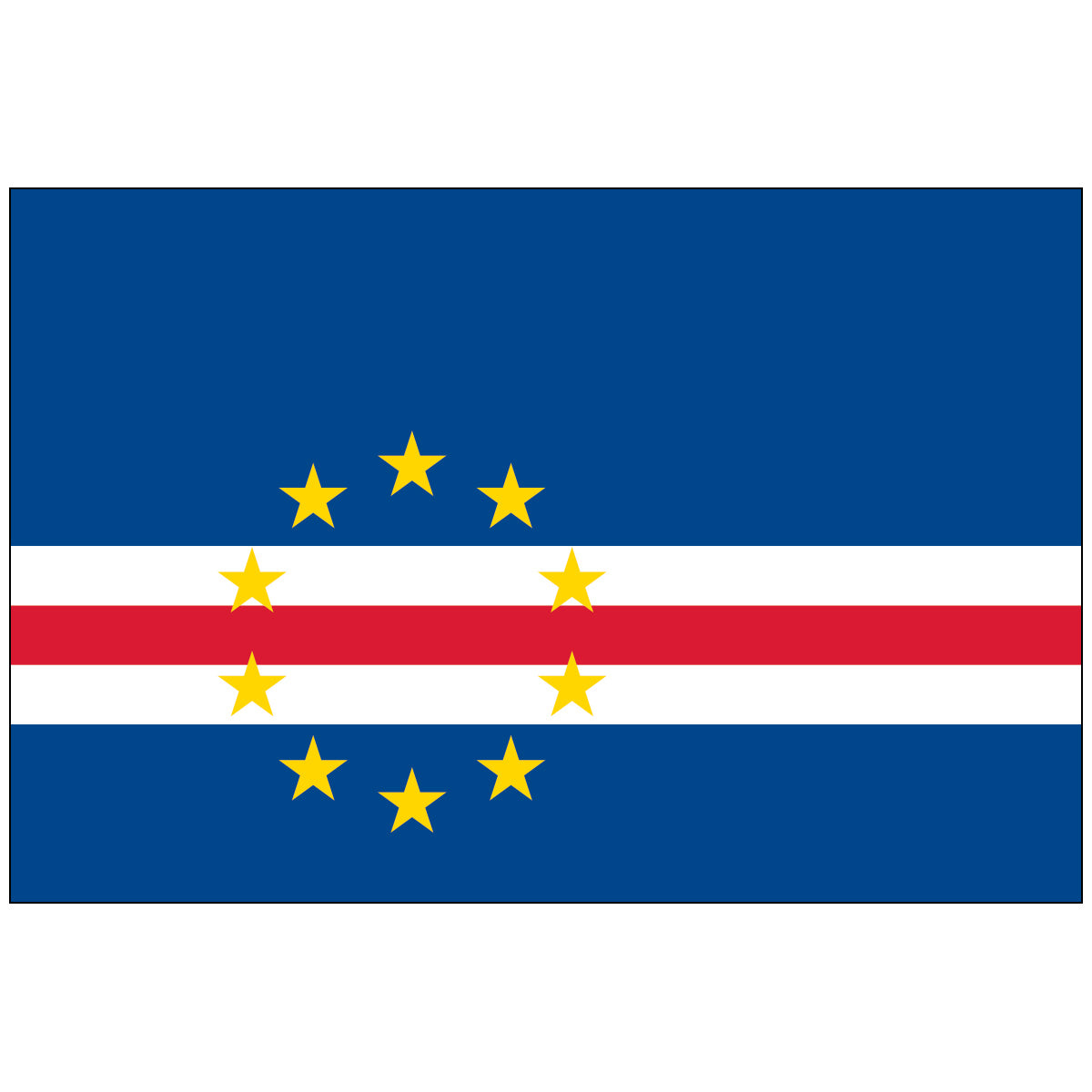 Cape-Verde-Flag-National-Flags-International-Flags-Country Flags-Flagsource Southeast-Woodstock-GA