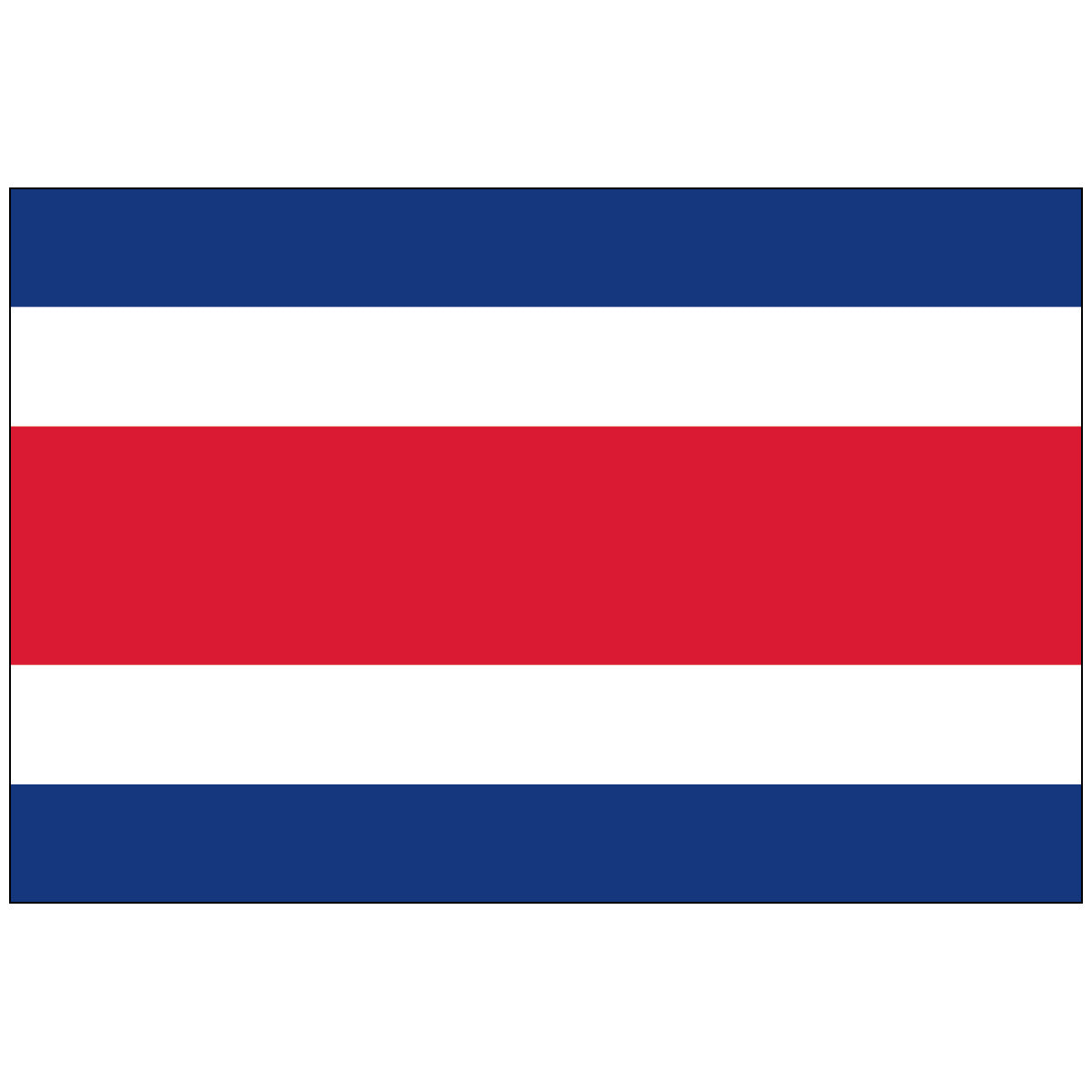 Costa-Rica-Flag-National-Flags-International-Flags-Country Flags-Flagsource Southeast-Woodstock-GA