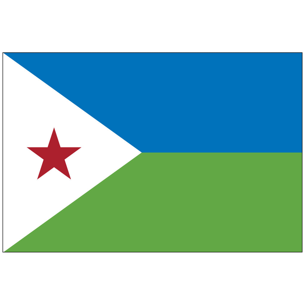 Dijubouti-Flag-National-Flags-International-Flags-Country Flags-Flagsource Southeast-Woodstock-GA