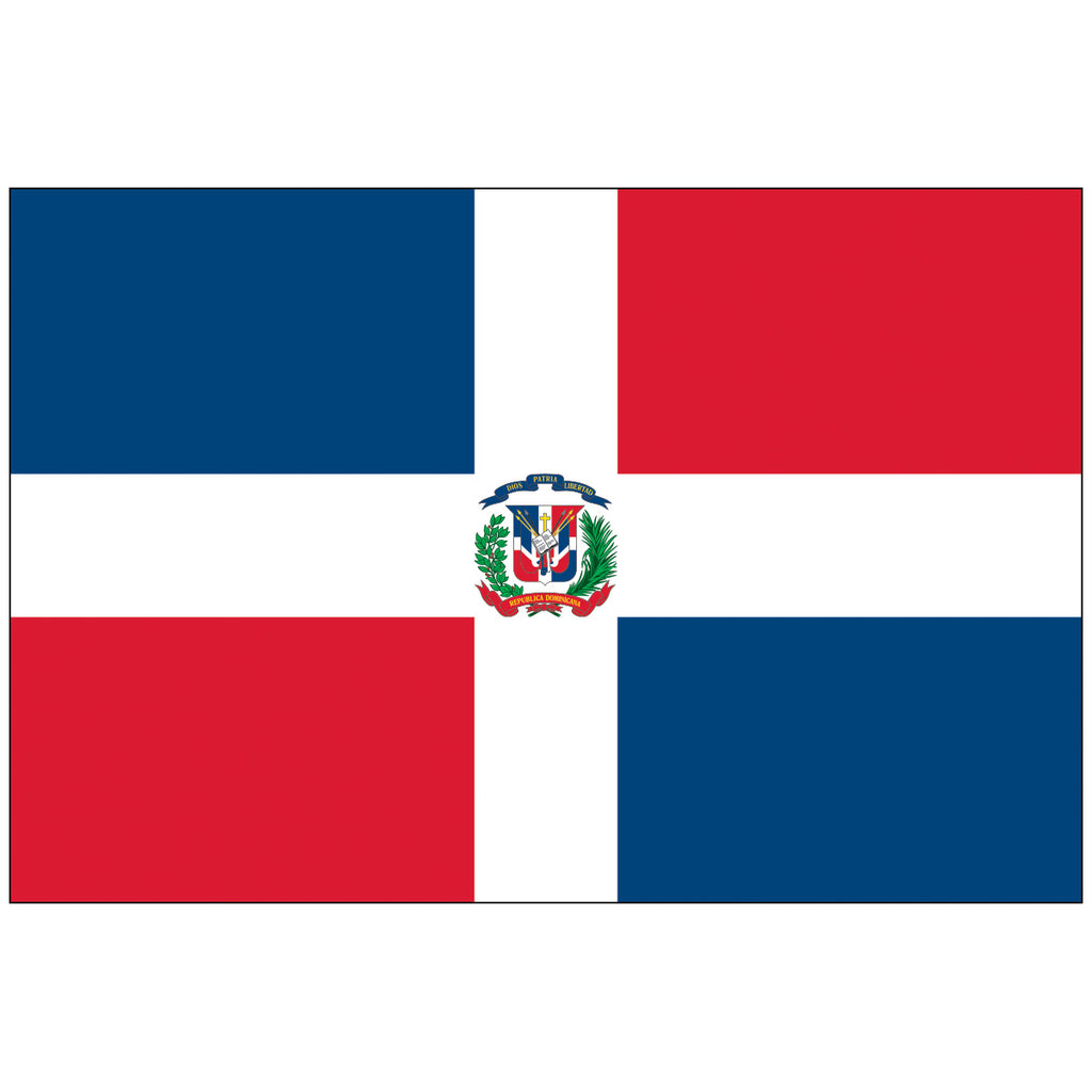 Dominican-Republic-Flag-National-Flags-International-Flags-Country Flags-Flagsource Southeast-Woodstock-GA