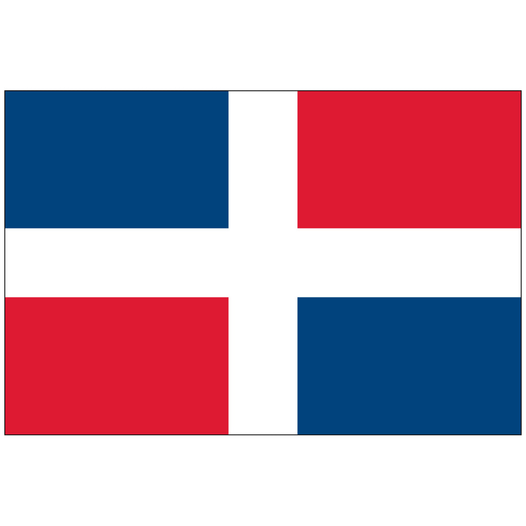 Dominican-Republic-Flag-National-Flags-International-Flags-Country Flags-Flagsource Southeast-Woodstock-GA