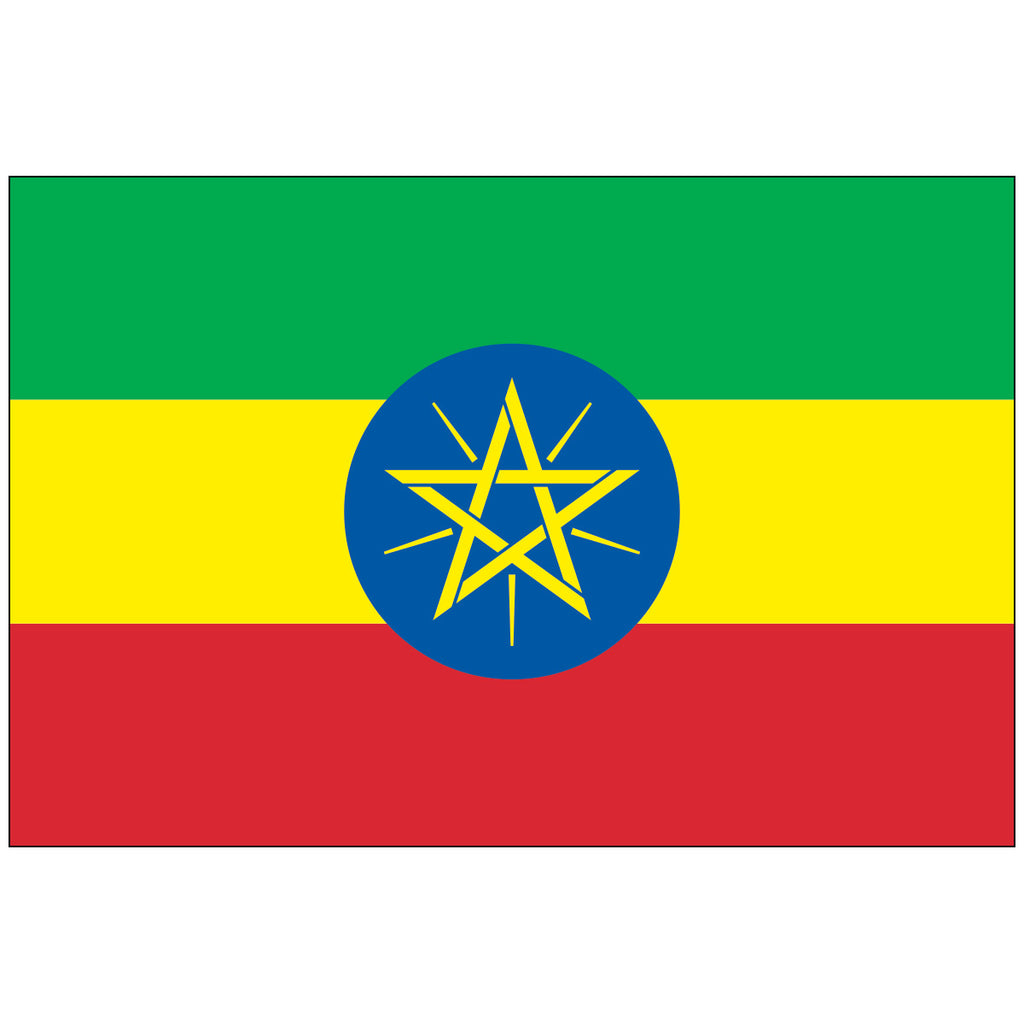 Ethiopia-Flag-National-Flags-International-Flags-Country Flags-Flagsource Southeast-Woodstock-GA
