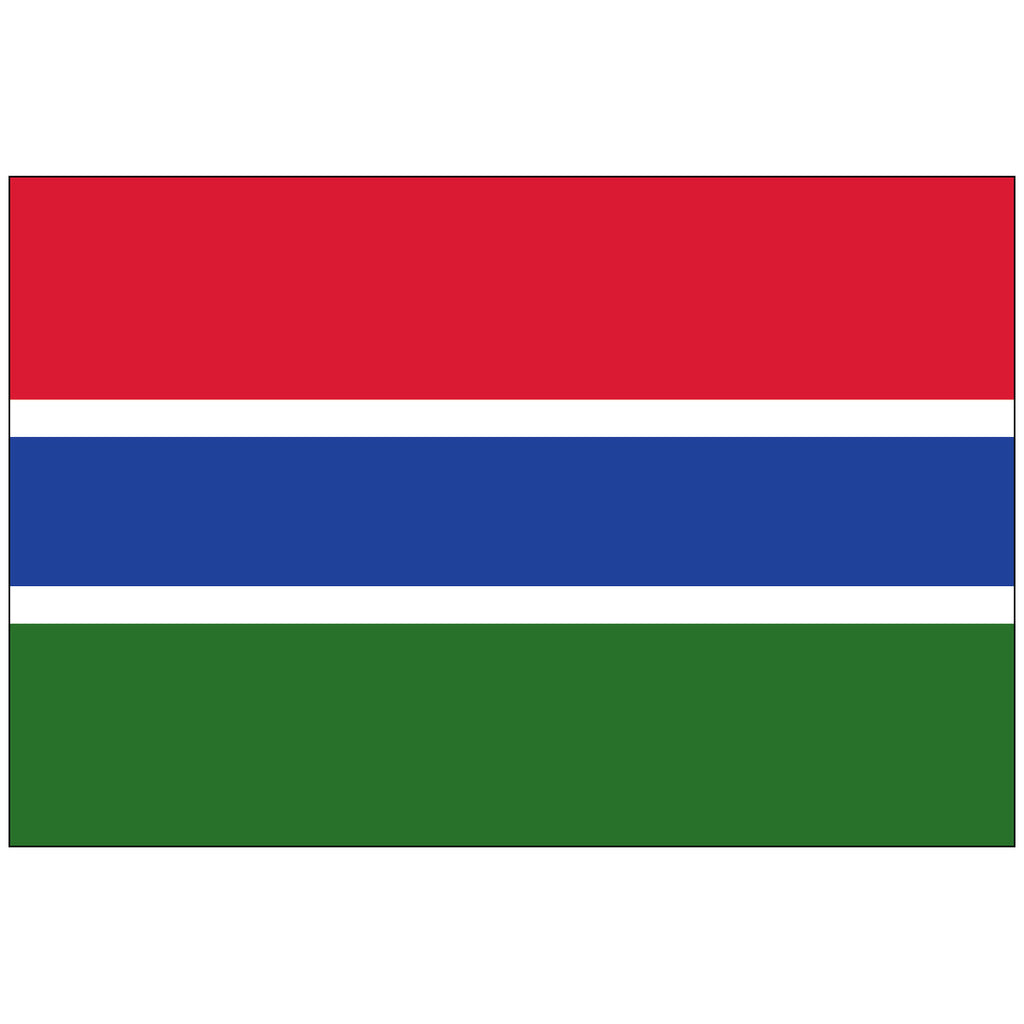 Gambia-Flag-National-Flags-International-Flags-Country Flags-Flagsource Southeast-Woodstock-GA