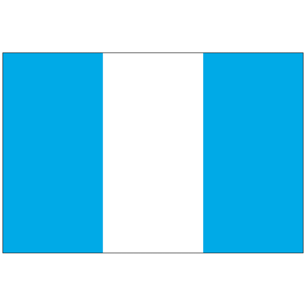Guatemala Flag 2'x3' to 5'x8' Nylon